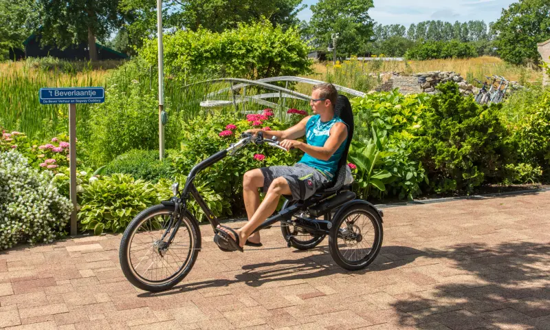 fietsen in de bossen