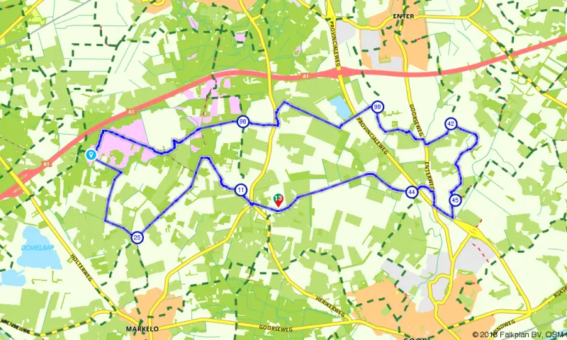 Route in Overijssel