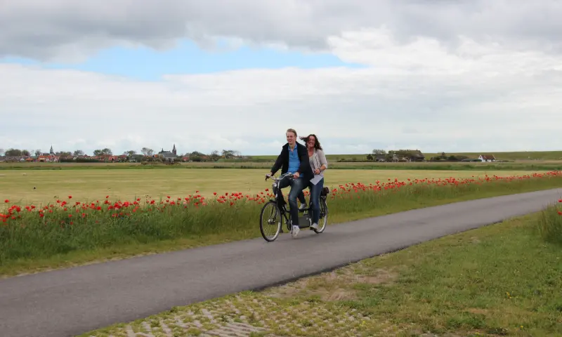 Samen op de tandem