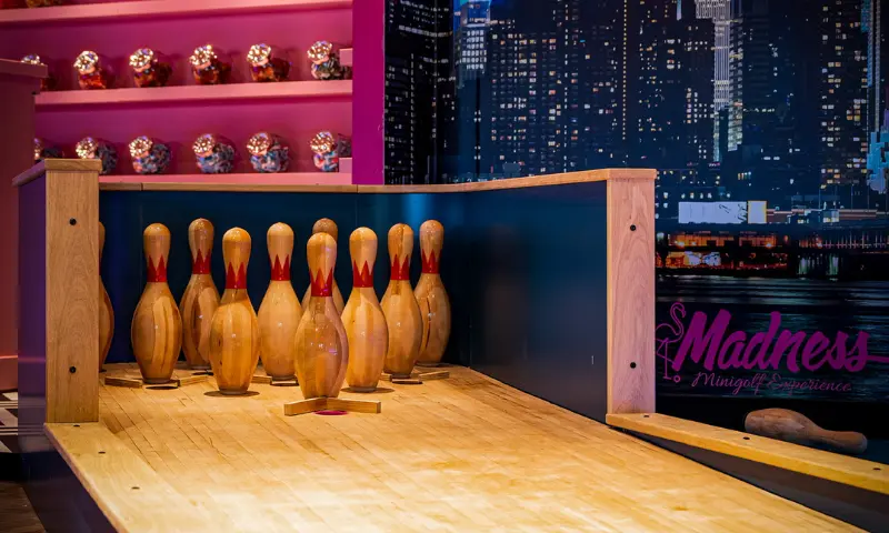 Ingang van Madness Minigolf