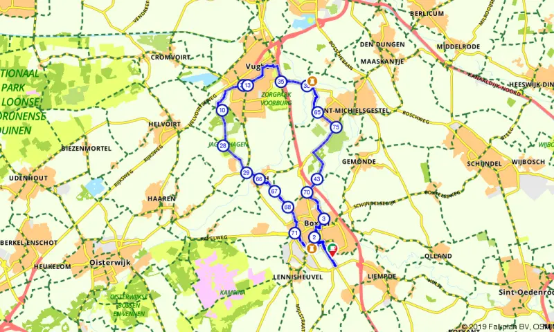 Route Noord-Brabant