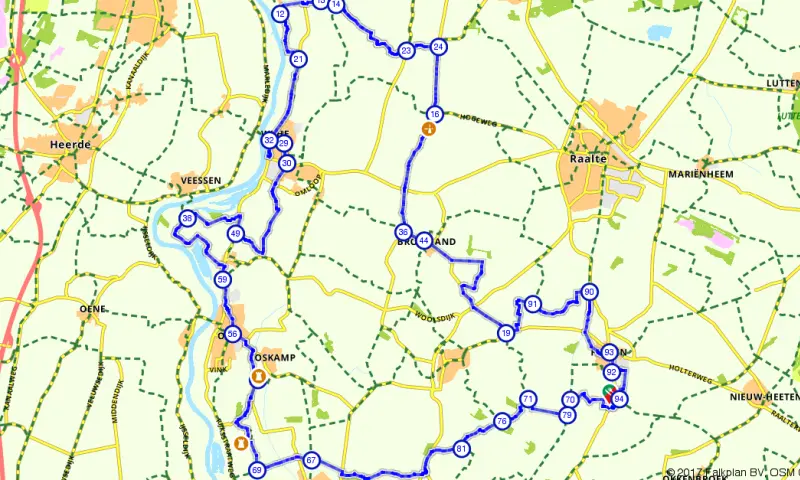 Route in Overijssel