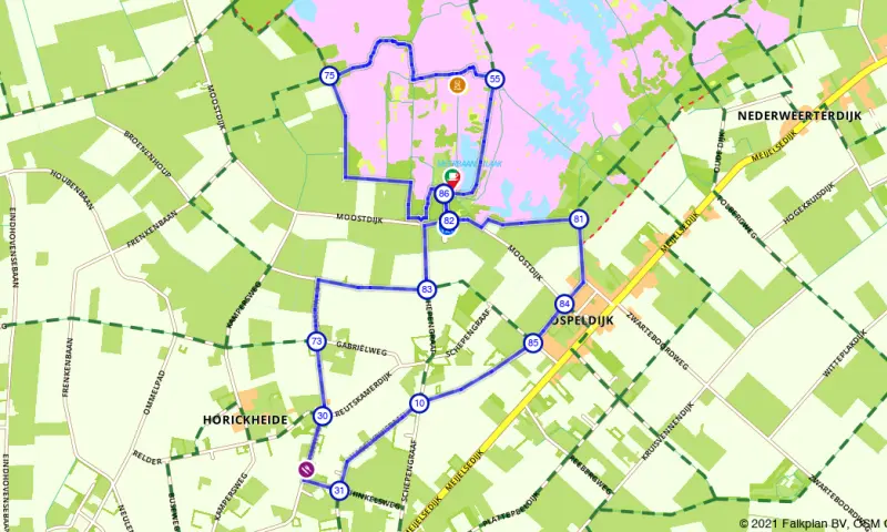 Route in Limburg