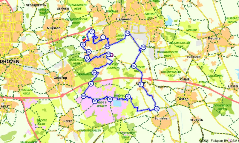 Route Noord-Brabant