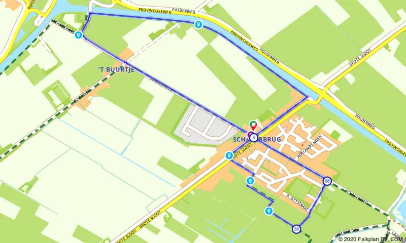 Route in Noor-Holland