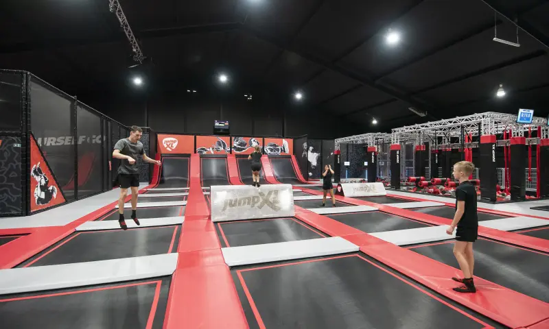 Trampoline springen