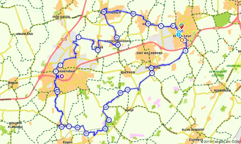 Route Noord-Brabant