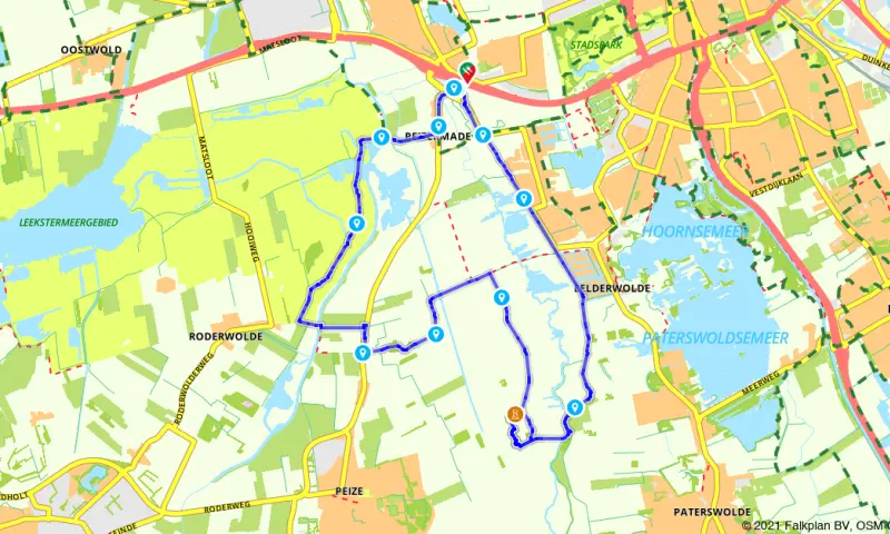 Route in Drenthe