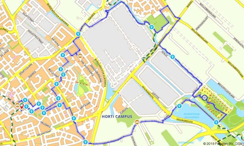 Route Zuid-Holland
