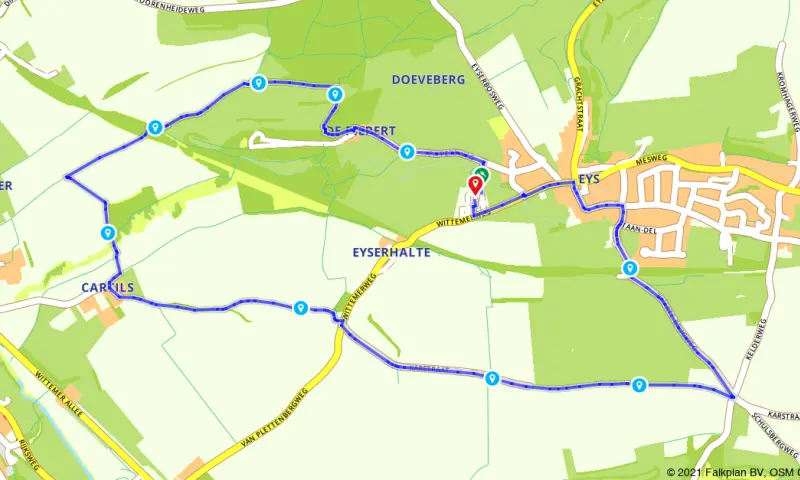 Route in Limburg