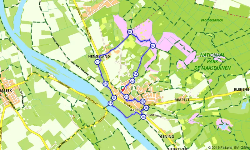 Route in Limburg