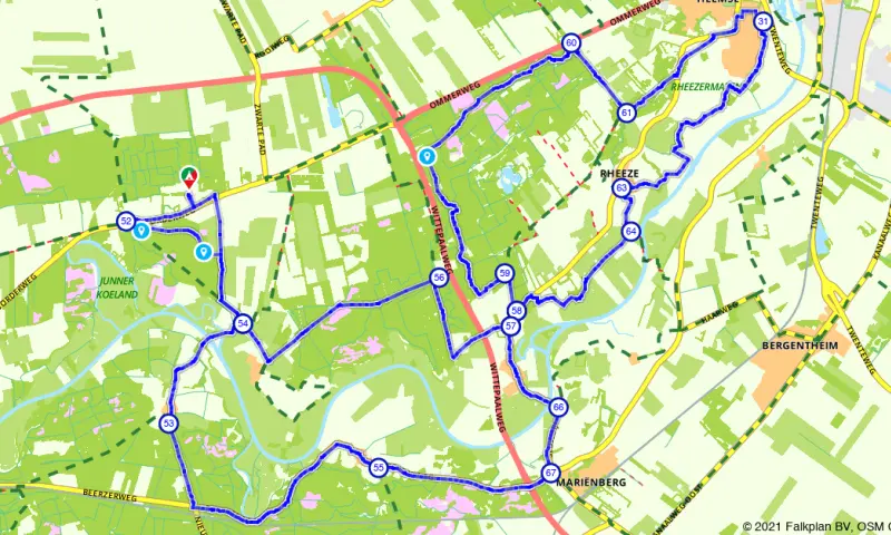 Route in Overijssel