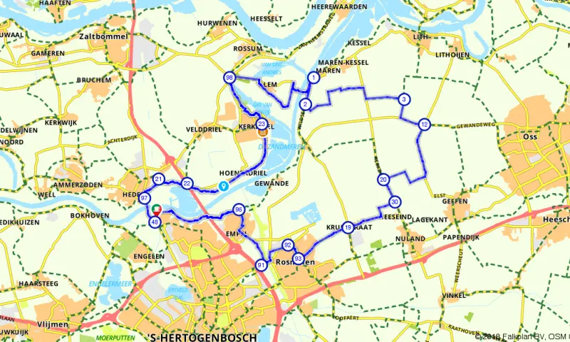 Route Noord-Brabant