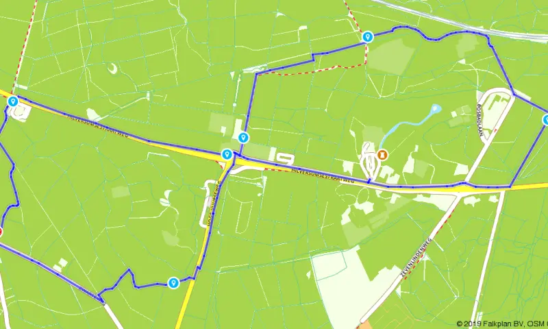 Route in Utrecht