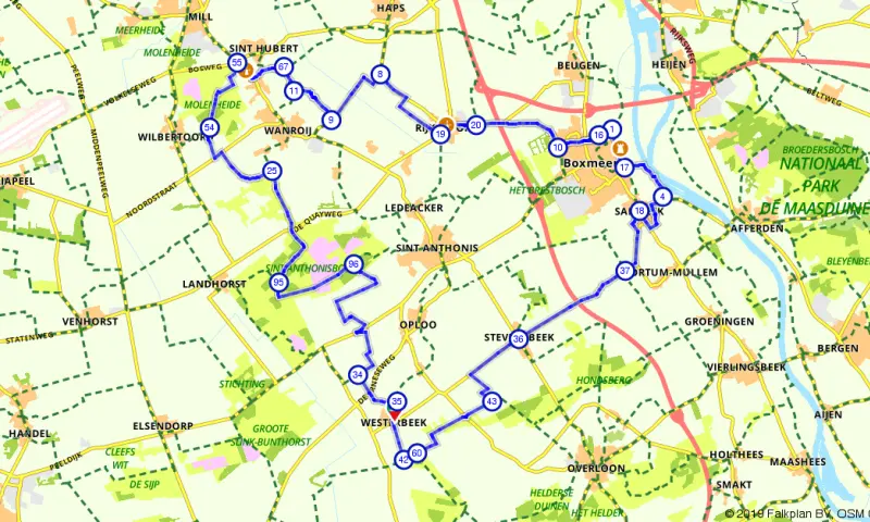 Route Noord-Brabant