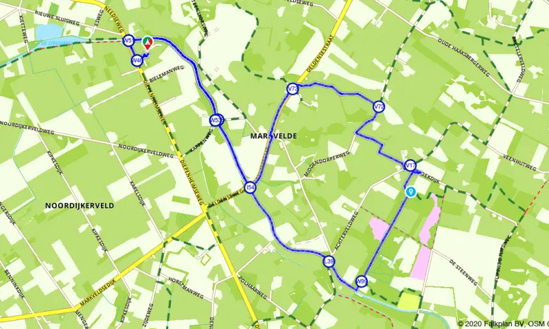 Route in Overijssel