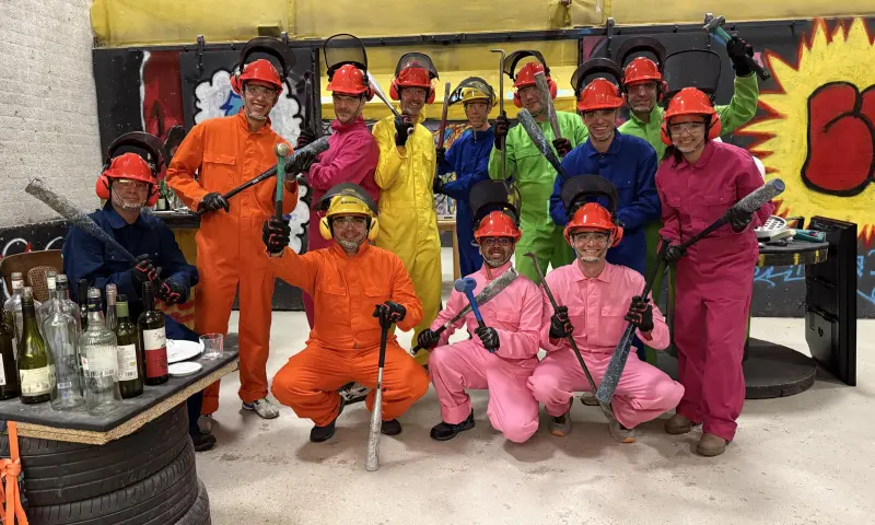 bedrijfsuitje team smash