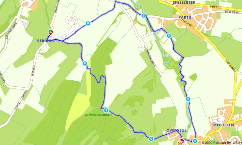 Route in Limburg