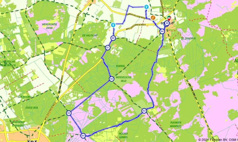 Route Otterlo