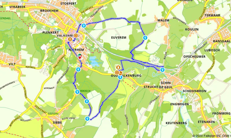Route in Limburg