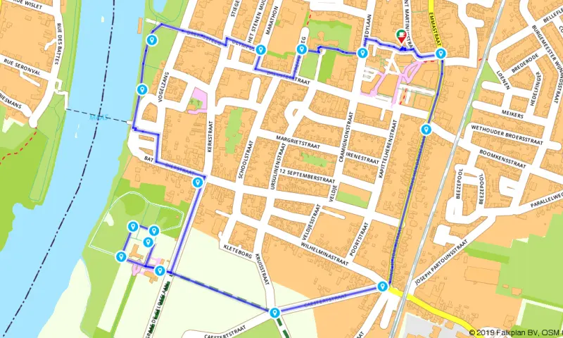 Route in Limburg