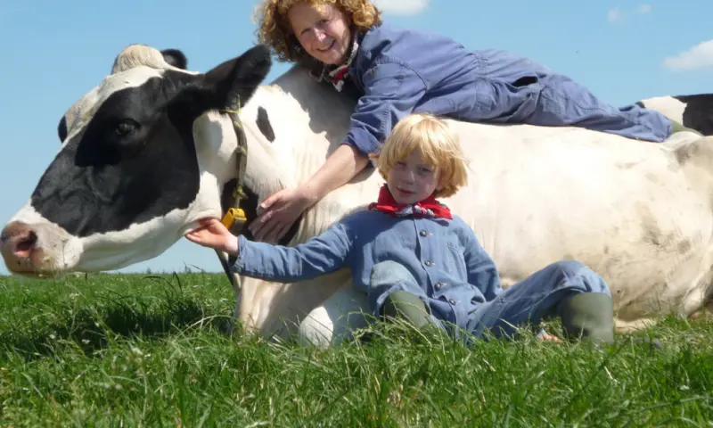 Koeknuffelen met kinderen