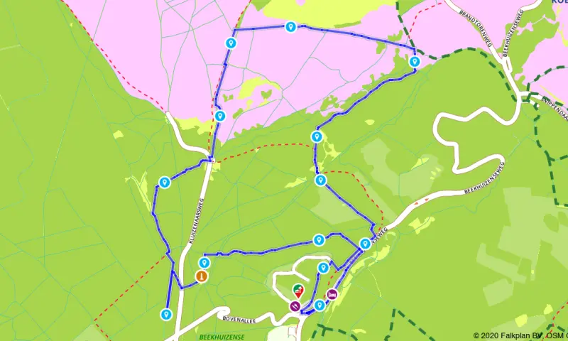 Route in Gelderland