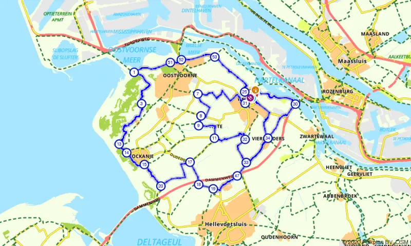 Route Zuid-Holland