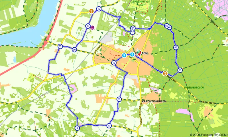 Route in Gelderland