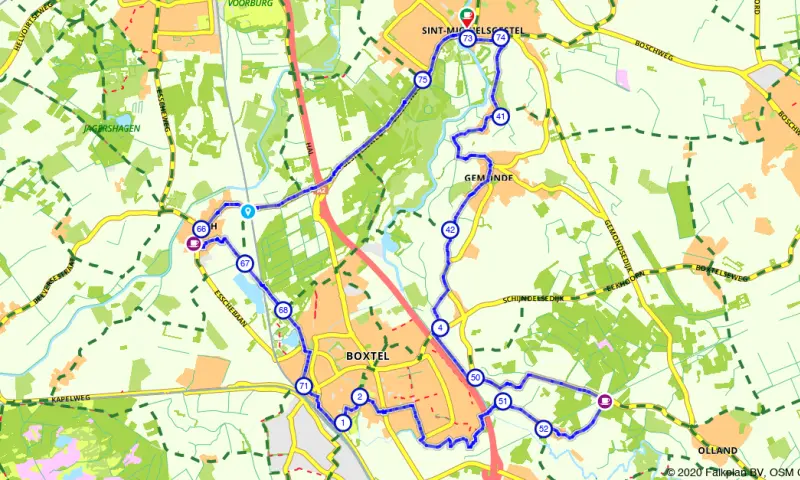 Route Noord-Brabant