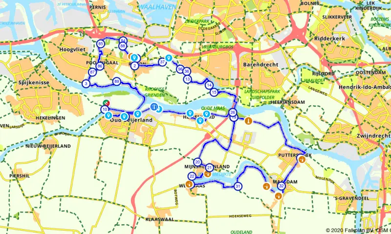 Route Zuid-Holland
