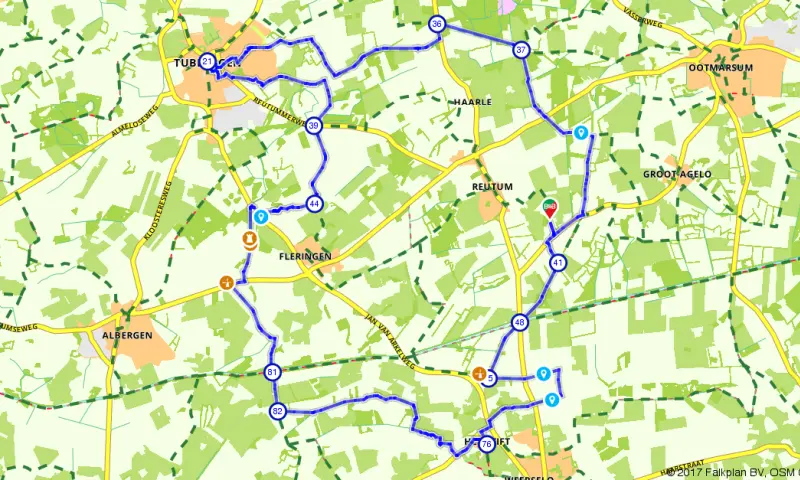 Route in Overijssel