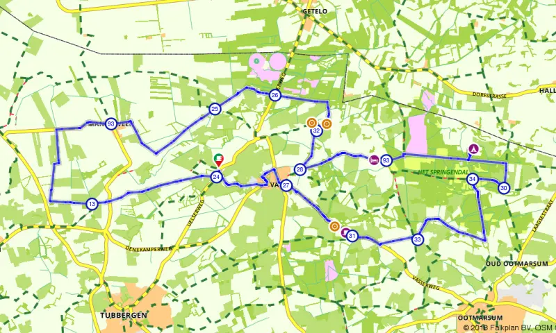 Route in Overijssel
