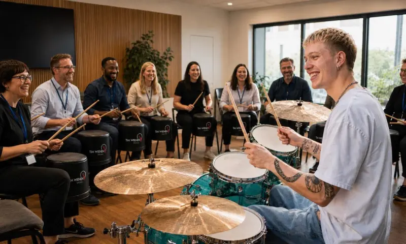 Drumworkshop voor bedrijven