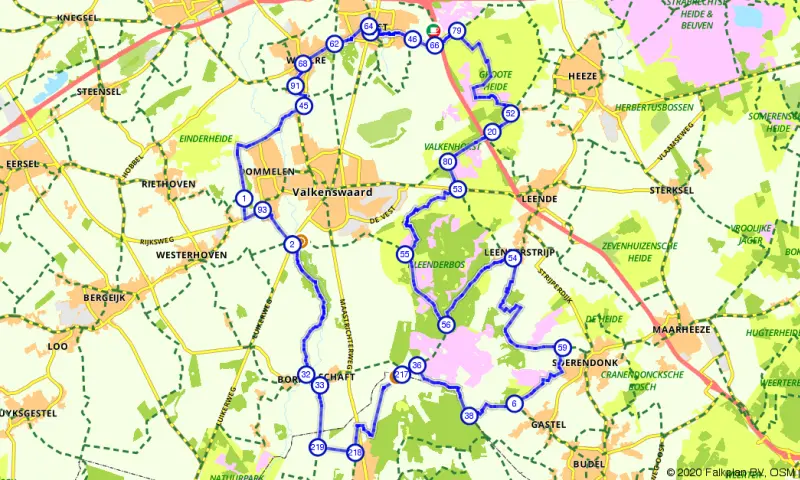 Route Noord-Brabant