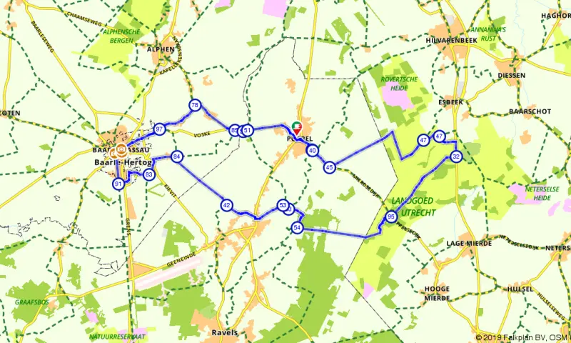 Route in het buitenland