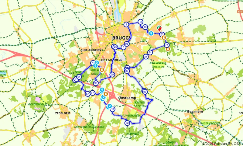Route in het buitenland