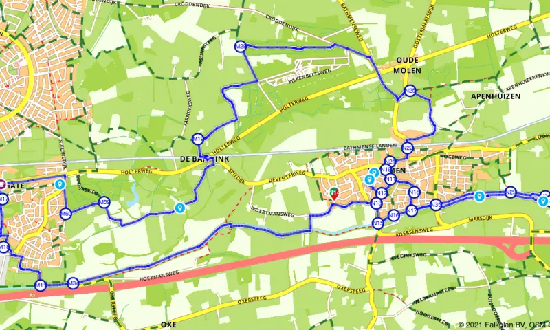 Route in Overijssel