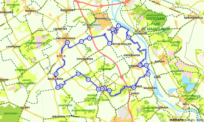 Route Noord-Brabant