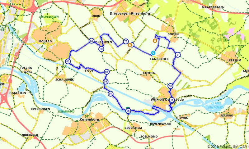 Route in Gelderland