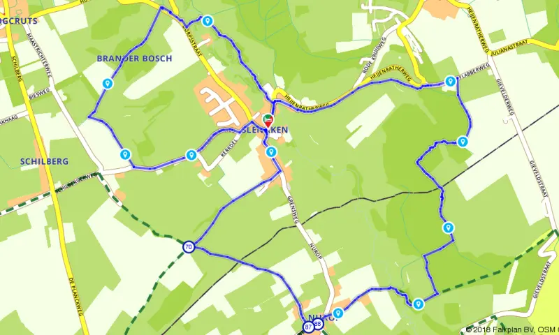 Route in Limburg