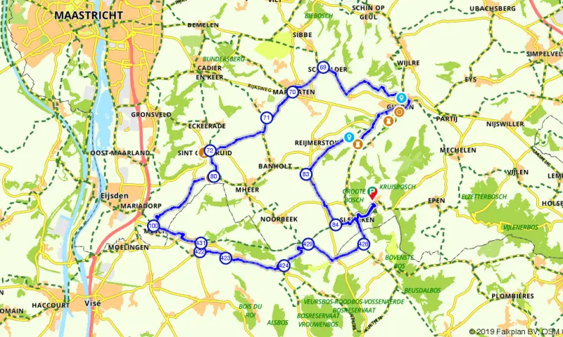 Route in Limburg