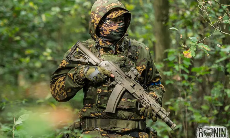 Paintballen in het bos