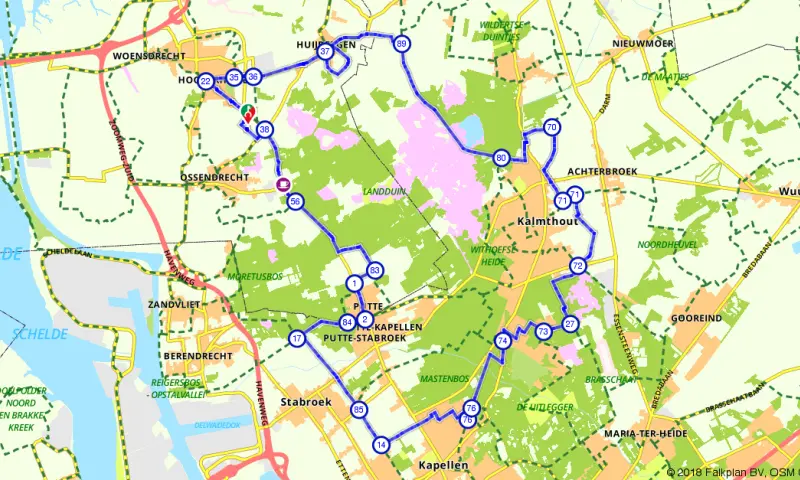 Route Noord-Brabant
