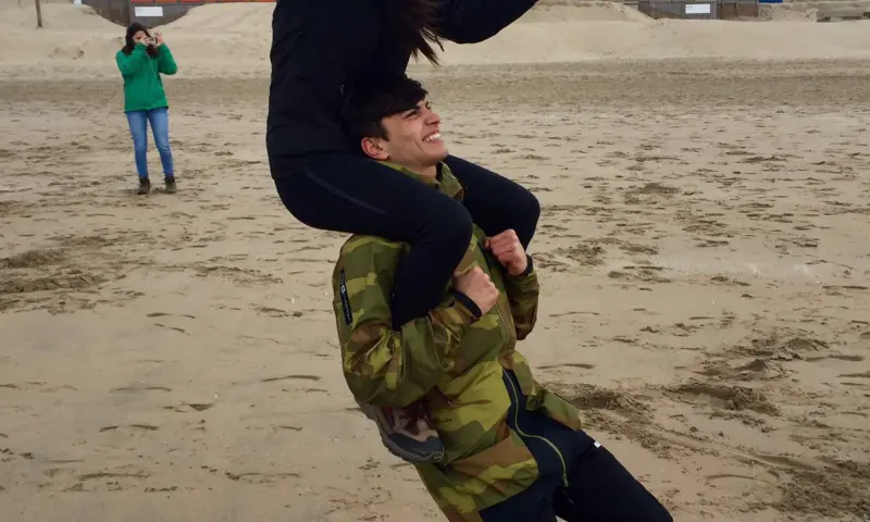 Activiteit op het strand