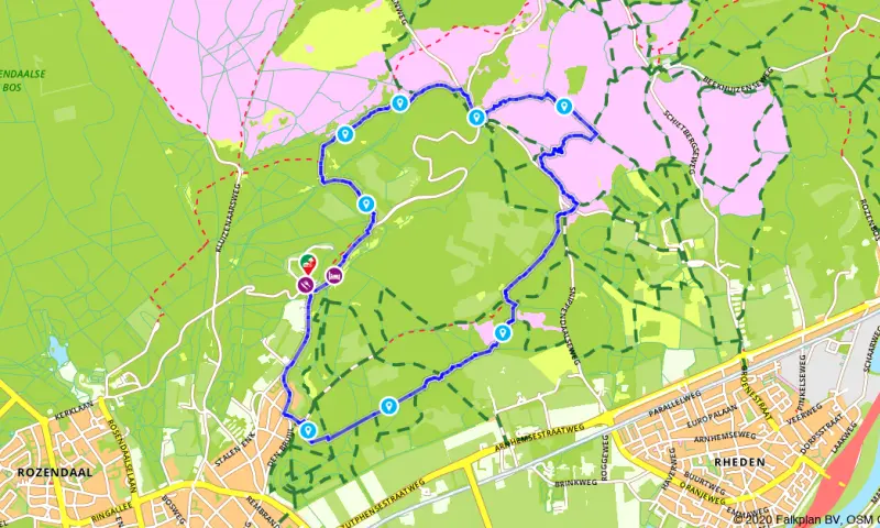 Route in Gelderland
