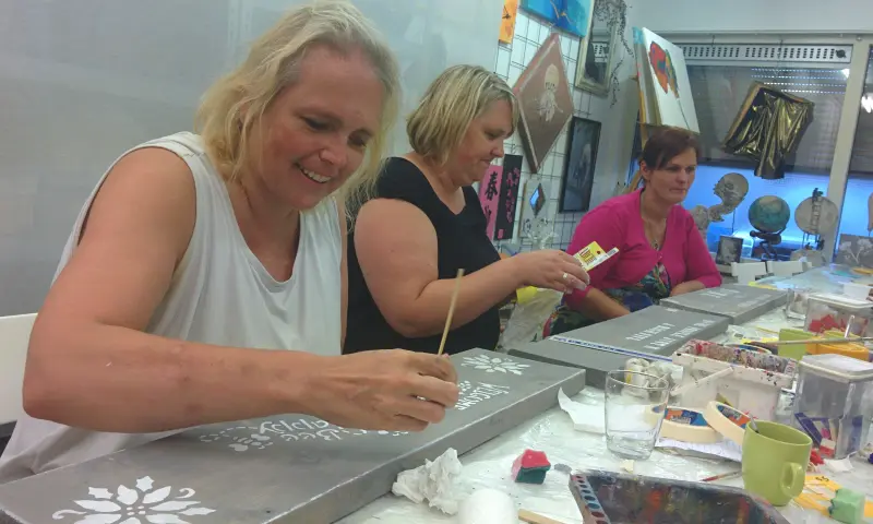 Steigerhout schilderen