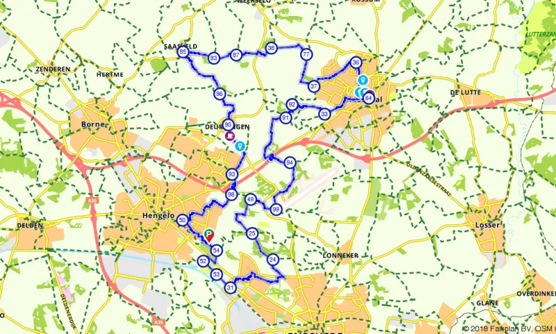 Route in Overijssel