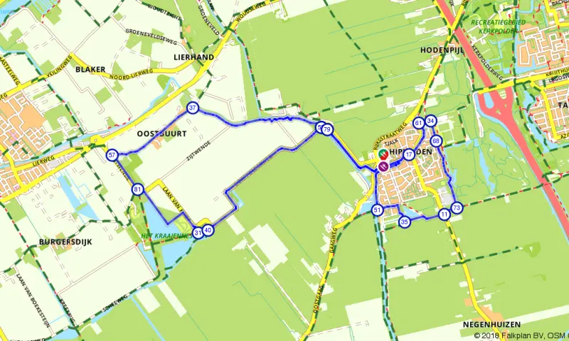 Route Zuid-Holland