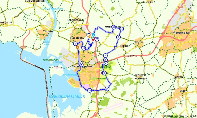 Route Noord-Brabant